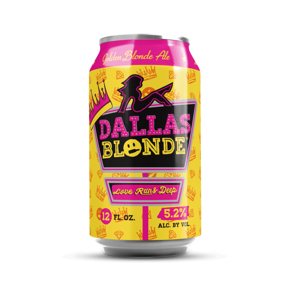 Dallas Blonde by Monster Brewing | INX Can Contest