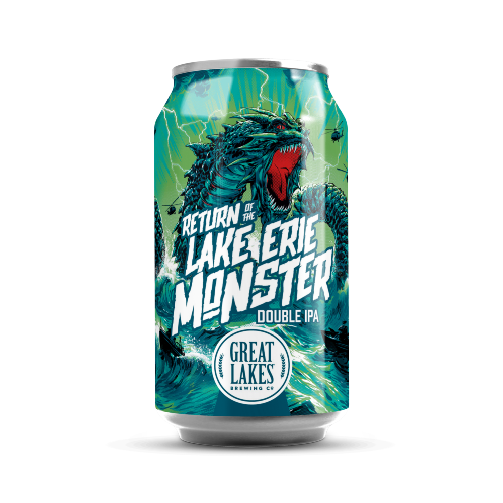 Return of the Lake Erie Monster Double IPA by Great Lakes Brewing Company | INX Can Contest