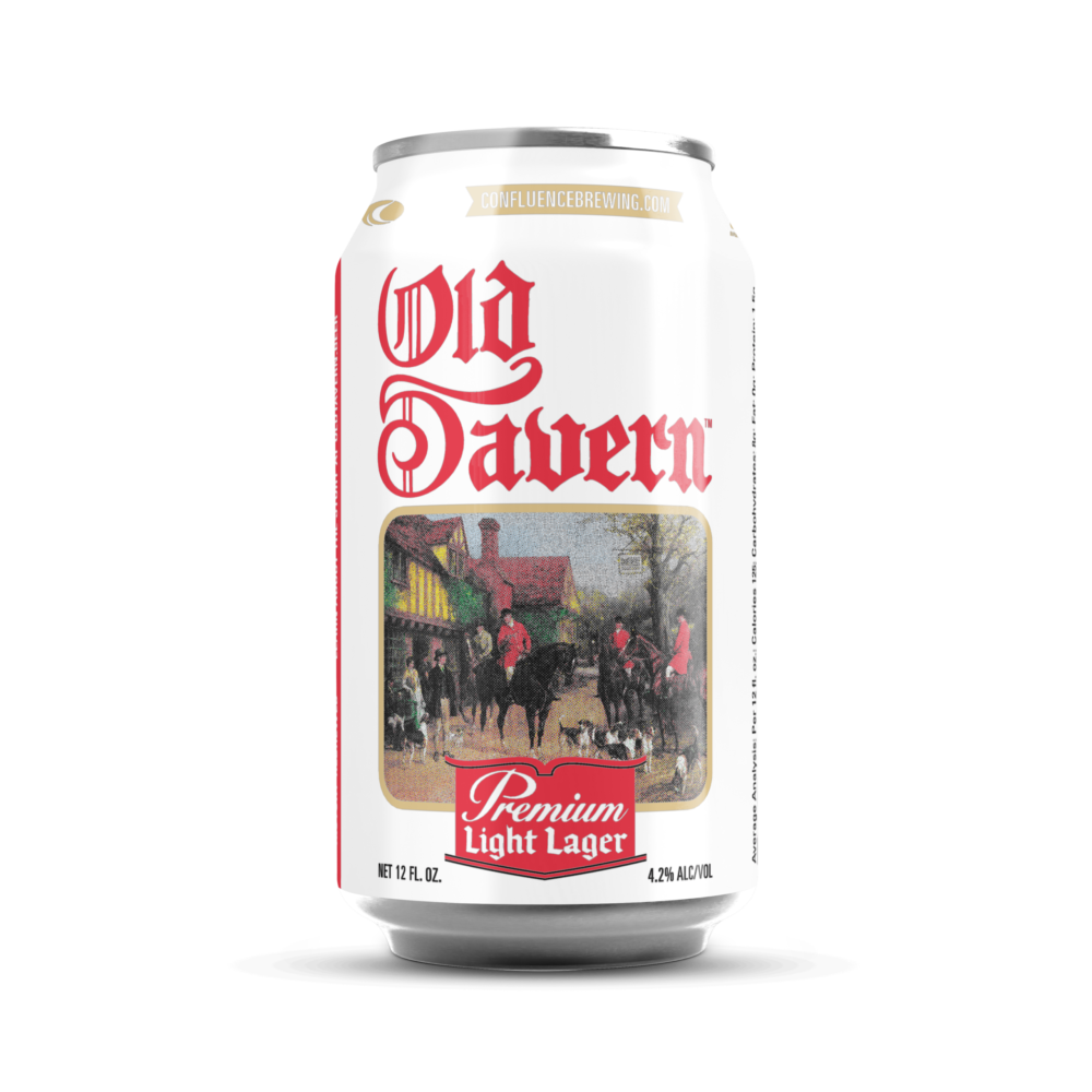 Old Tavern Light Lager by Confluence Brewing Company | INX Can Contest